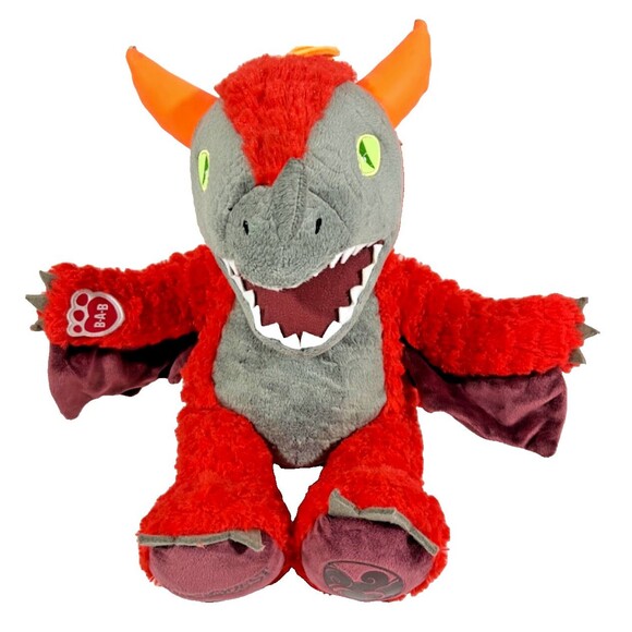 Build-A-Bear Other - Build A Bear Great Wolf Lodge MagiQuest Charlock MagicQuest Red Dragon Plush 16"